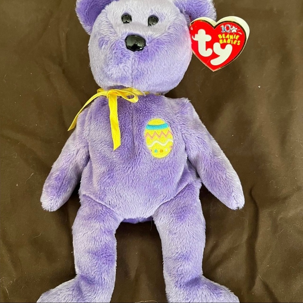 Ty Beanie Babies Eggs Ill The Lavender Bunny